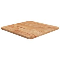 vidaXL Dessus de table carré Marron clair40x40x1,5cm Bois chêne traité