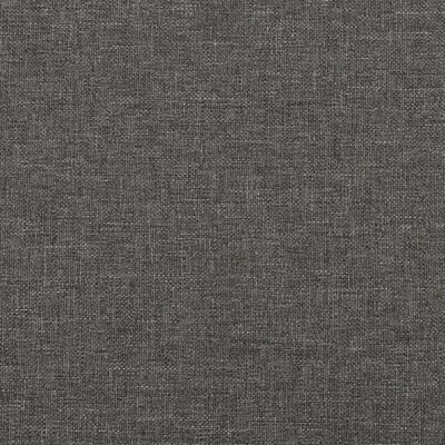 vidaXL Tête de lit Gris foncé 90x5x78/88 cm Tissu