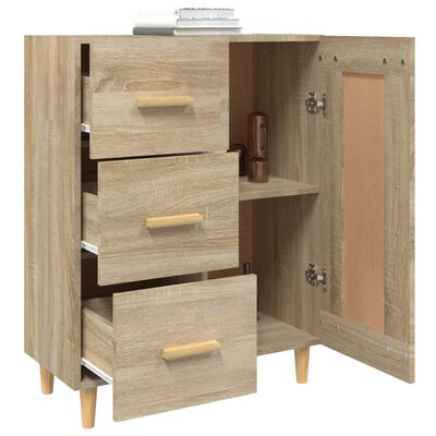 vidaXL Buffet Chêne sonoma 69,5x34x90 cm Bois d'ingénierie