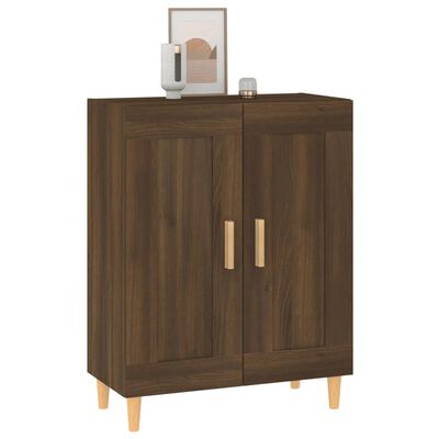 vidaXL Buffet Chêne marron 69,5x34x90 cm Bois d'ingénierie