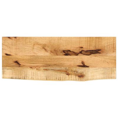 vidaXL Dessus de table 80x40x2,5 cm bord vif bois massif manguier brut