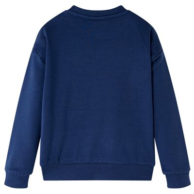 Sweatshirt pour enfants bleu marine 140