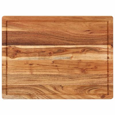 vidaXL Planche à découper 50x38x2,5 cm bois d'acacia massif