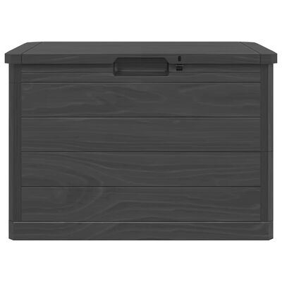 vidaXL Boîte à coussins d'extérieur anthracite 77,5x44,5x53 cm PP