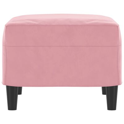 vidaXL Repose-pied Rose 60x50x41 cm Velours