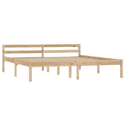 vidaXL Cadre de lit sans matelas bois massif de pin 160x200 cm