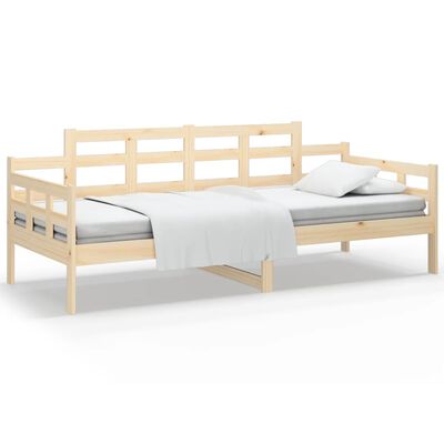 vidaXL Lit de jour Bois massif de pin 90x190 cm