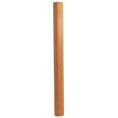 vidaXL Tapis rectangulaire naturel 80x500 cm bambou