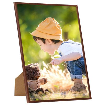 vidaXL Collage de cadres photo 5 pcs de mur table Bronze 59,4x84cm MDF