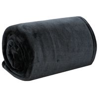 vidaXL Couverture noir 130x170 cm polyester