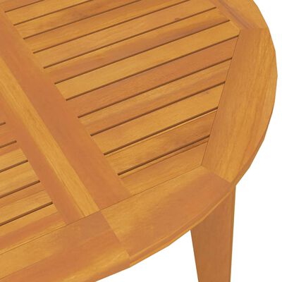 vidaXL Ensemble à manger de jardin 5 pcs Bois d'acacia solide