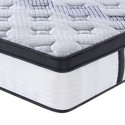 vidaXL Matelas à ressorts ensachés moyen 140x190 cm