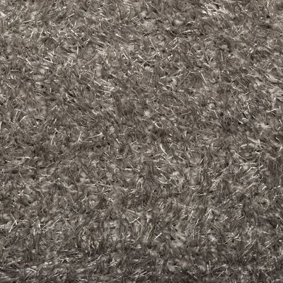 vidaXL Tapis ISTAN à poils longs aspect brillant gris 140x200 cm