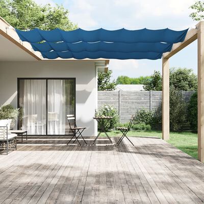 vidaXL Auvent vertical Bleu 60x1200 cm Tissu oxford