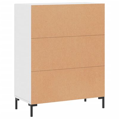 vidaXL Buffet blanc 69,5x34x90 cm bois d'ingénierie