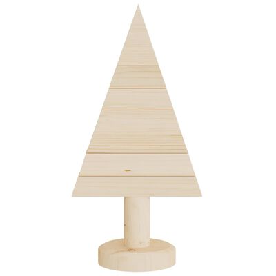 vidaXL Arbres de Noël en bois pour décoration 2 pcs 30 cm pin massif