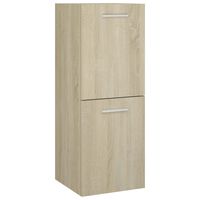 vidaXL Armoire de salle de bain Chêne sonoma Bois d’ingénierie