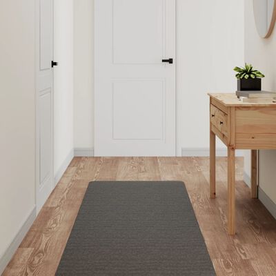 vidaXL Tapis de couloir anthracite 60x180 cm