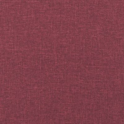 vidaXL Ensemble de canapés 4 pcs avec coussins Rouge bordeaux Tissu