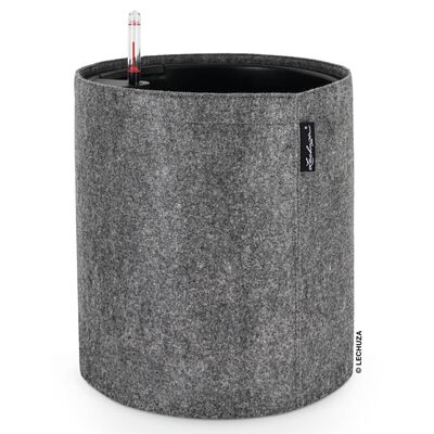 LECHUZA Jardinière TRENDCOVER 32 Felt ALL-IN-ONE Gris foncé