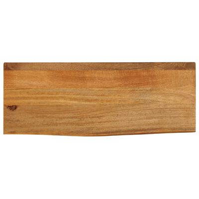 vidaXL Dessus de table à bord vivant 80x20x2,5 cm bois massif manguier