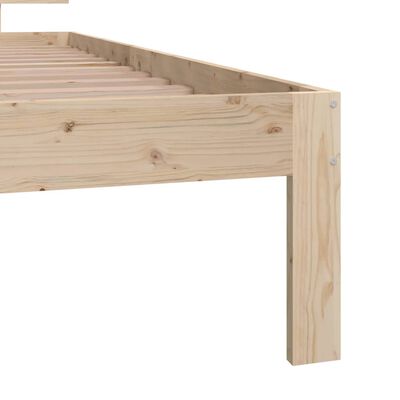 vidaXL Cadre de lit sans matelas bois de pin massif 90x200 cm