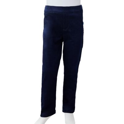 Pantalons pour enfants bleu marine foncé 116