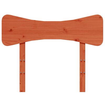 vidaXL Tête de lit cire marron 75 cm bois massif de pin