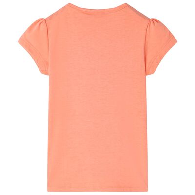 T-shirt enfants orange néon 92