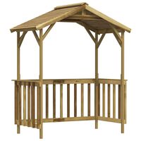 vidaXL Abri de barbecue 163,5x93x210 cm Bois de pin imprégné