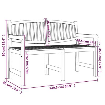 vidaXL Ensemble à manger de jardin 4 pcs Bois de teck massif