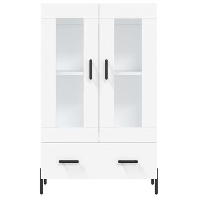 vidaXL Buffet haut blanc 69,5x31x115 cm bois d'ingénierie