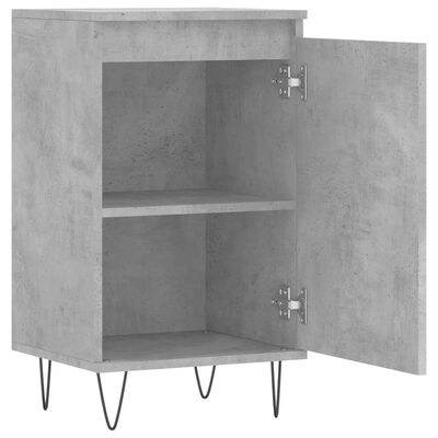 vidaXL Buffets 2 pcs gris béton 40x35x70 cm bois d'ingénierie