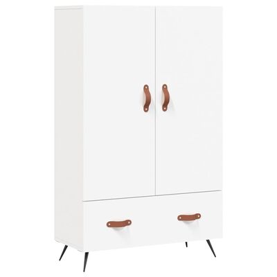 vidaXL Buffet haut blanc 69,5x31x115 cm bois d'ingénierie