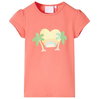 T-shirt pour enfants corail 104