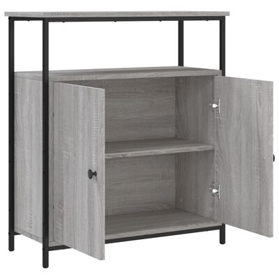 vidaXL Buffet sonoma gris 70x30x80 cm bois d'ingénierie