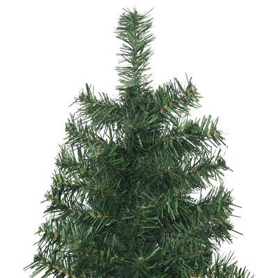 vidaXL Sapin de Noël mince avec support 300 cm PVC