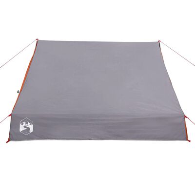 vidaXL Tente de camping en forme de A 2 personnes gris imperméable