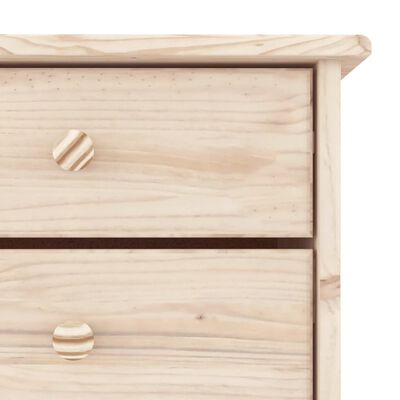 vidaXL Armoire à chaussures ALTA 77x35x96 cm bois massif de pin