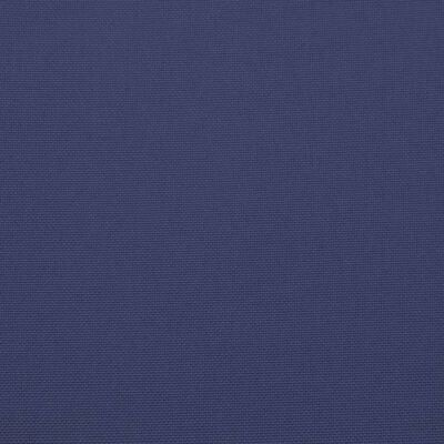 vidaXL Coussin de palette bleu marine 60x60x12 cm tissu