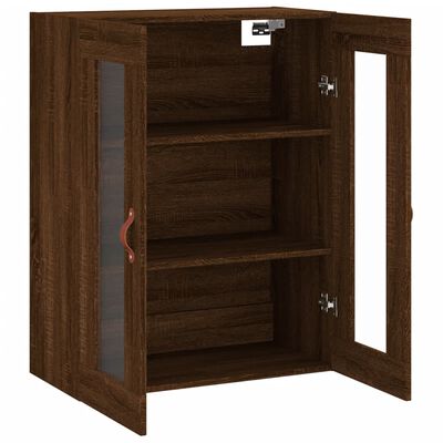 vidaXL Armoire murale chêne marron 69,5x34x90 cm