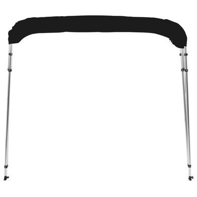 vidaXL Auvent bimini à 4 arceaux noir 243x210x137 cm