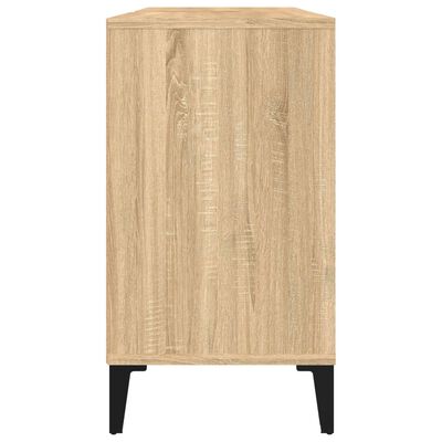 vidaXL Meuble d'évier chêne sonoma 80x33x60 cm bois d'ingénierie