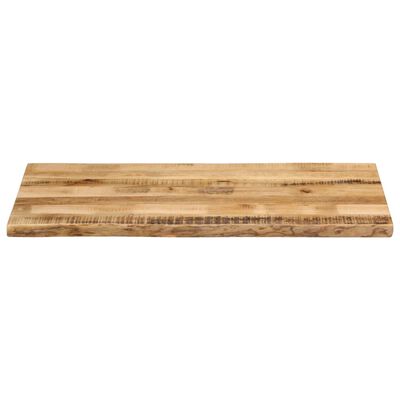 vidaXL Dessus de table bord vivant 110x60x3,8 cm bois de manguier brut