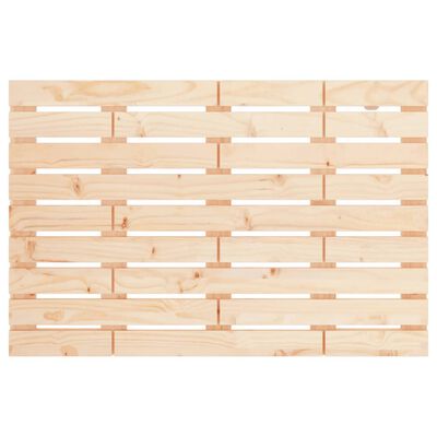 vidaXL Tête de lit murale 106x3x63 cm Bois massif de pin