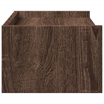 vidaXL Support de moniteur chêne marron 42x24x16 cm bois d'ingénierie