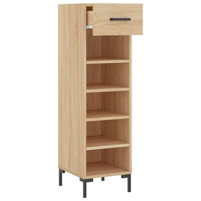 vidaXL Armoire à chaussures chêne sonoma 30x35x105cm bois d'ingénierie