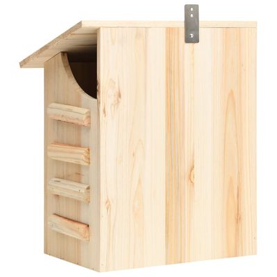 vidaXL Maison pou chauve-souris Bois de sapin massif 30x20x38 cm