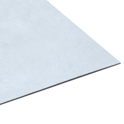 vidaXL Dalles de plancher autoadhésives 5,11 m² PVC blanc marbre