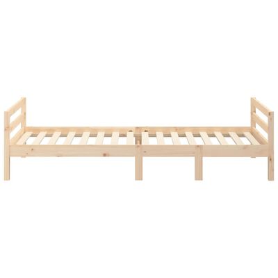 vidaXL Cadre de lit sans matelas 90x200 cm bois de pin massif